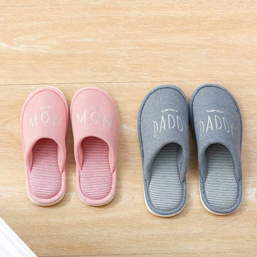 Rojeam Family Comfort Slippers Winter Warm House Shoes Indoor Outdoor for Unisex Men Women Kids