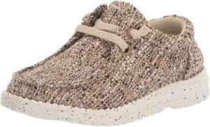 ROPER Unisex-Child Tan Multi Fabric Upper Loafer