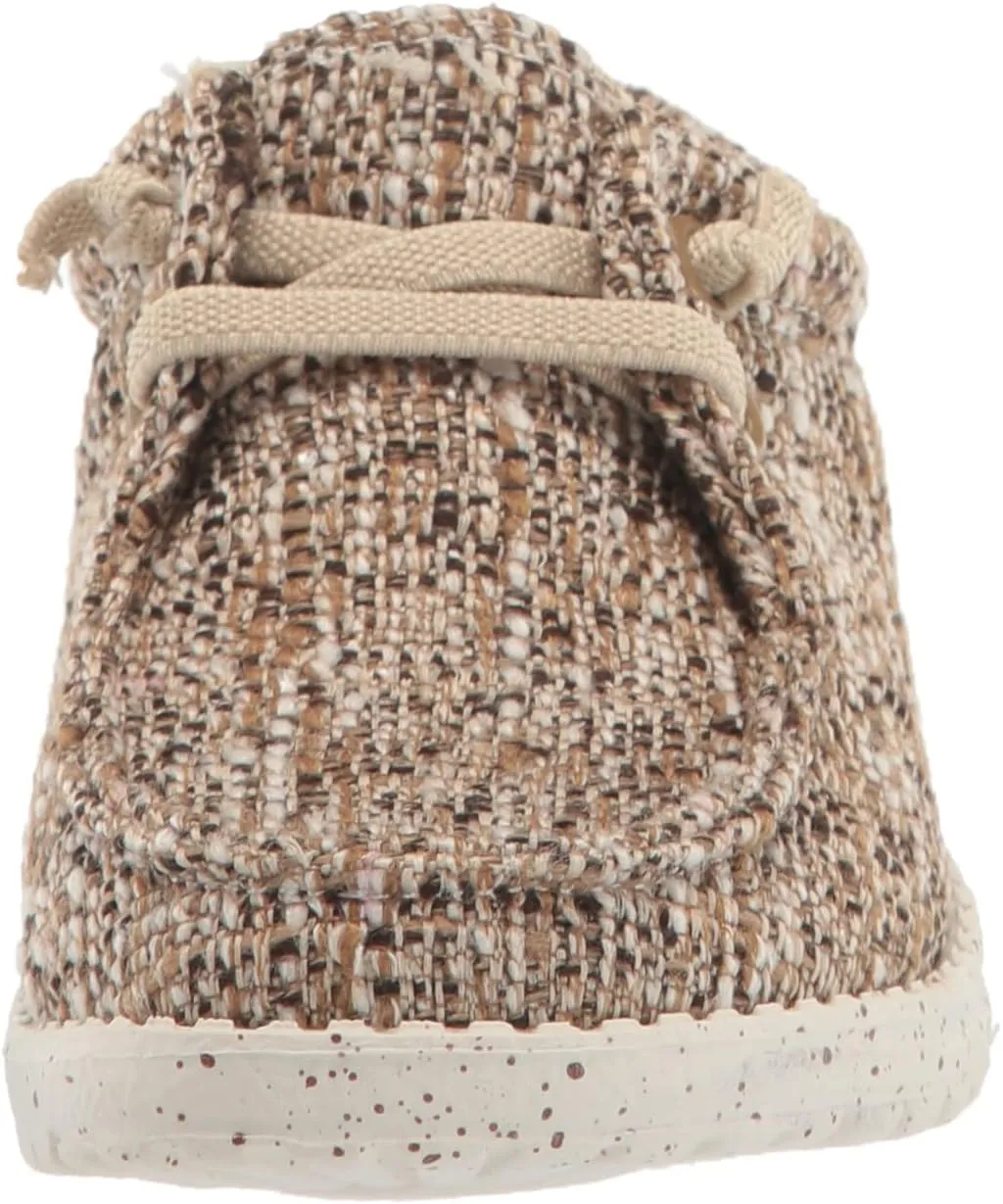ROPER Unisex-Child Tan Multi Fabric Upper Loafer