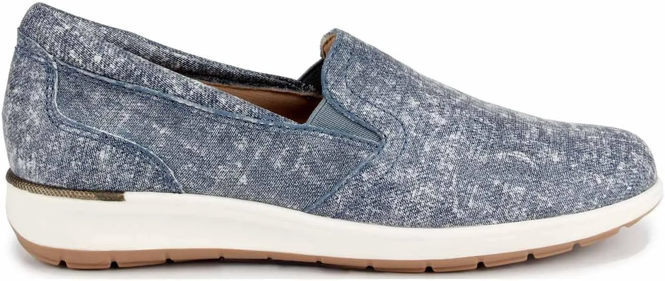 Ros Hommerson Women's Orleans Comfortable Print Patterned Slip-on Sneaker