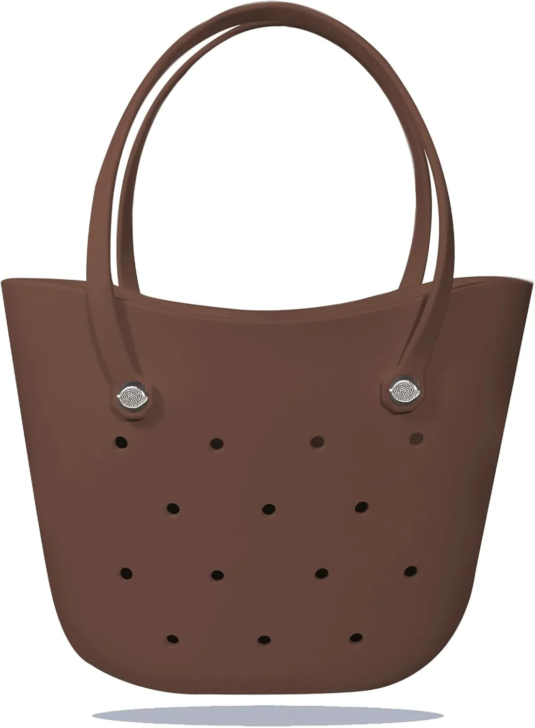 Rubber Beach Bag Large Waterproof Lightweight Washable Durable Bogo Bag Women Rubber Tote Bag for Beach, Pool, Gym