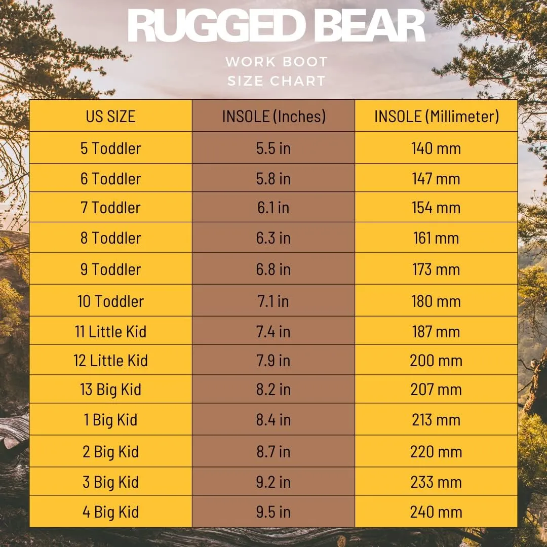 Rugged Bear Kids Hiking Outdoor Waterproof Lace-up Comfort Urban Styled Boots - Black/Tan/Pink (Toddler/Little Kid/Big Kid)