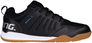 Salming Rival 2 (Black) (Kid) Indoor Squash Shoes (1233105-0101) 4.5