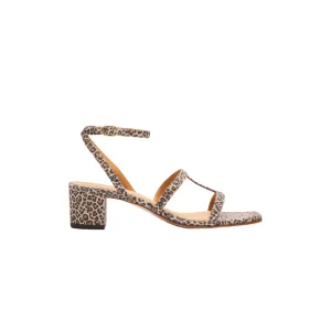 Sandals n ° 902 Leopard print leather - Rivecour