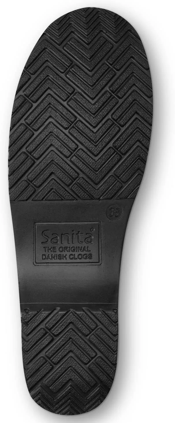 Sanita Pro Textured Oiled Narrow Professional Clogs for Men - Arch Support, Durable, Closed-Back Slip-On Shoes