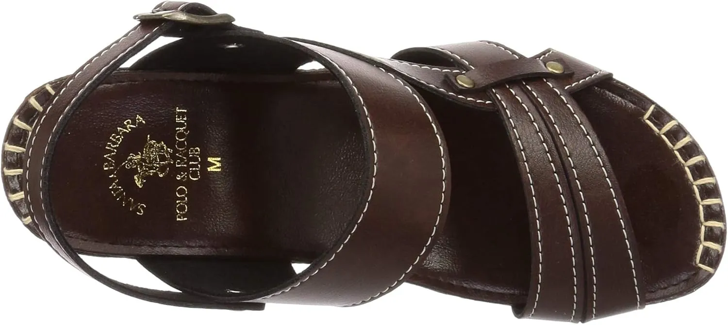 SANTA BARBARA POLO & RACQUET CLUB(サンタバーバラポロアンドラケットクラブ) Women's Sandals, Easy to wear, 2.4 inch (6 cm) Heels, 2-Way