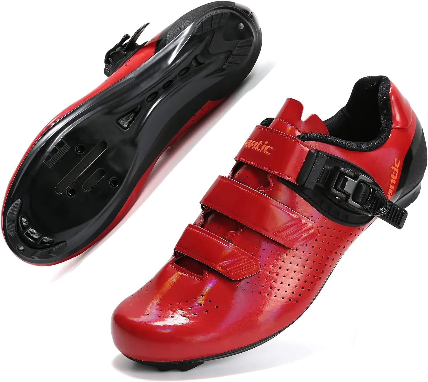 Santic Unisex Cycling Shoes Bike Shoes Indoor Cycling Shoe Suitable for Look Delta & Peleton