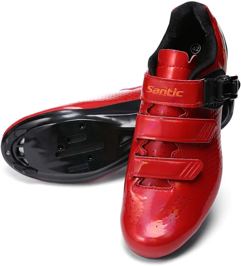 Santic Unisex Cycling Shoes Bike Shoes Indoor Cycling Shoe Suitable for Look Delta & Peleton