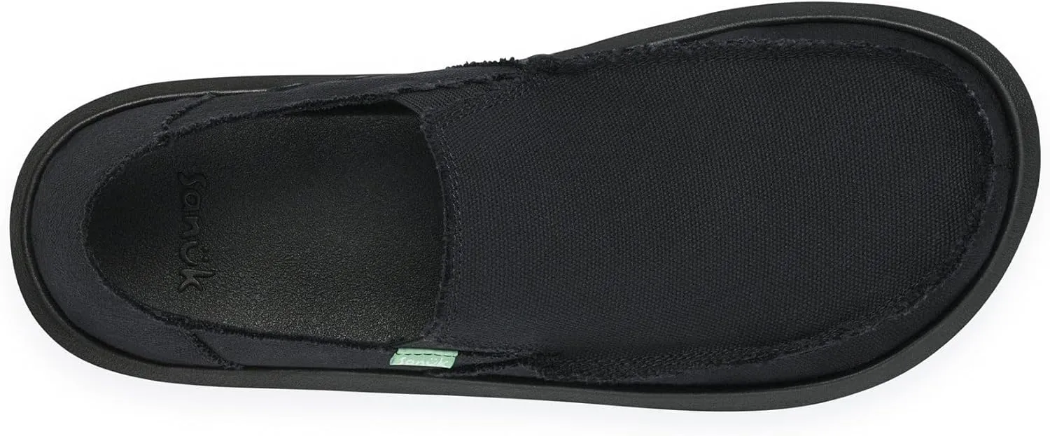 Sanuk Mens Sidewalk Surfer | Mens Shoes | Slip On Shoes for Men | Men's Slip-on Loafers | Memory Foam Footbed