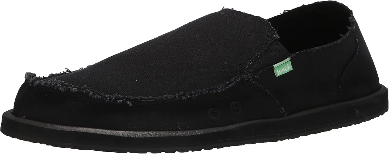 Sanuk Mens Sidewalk Surfer | Mens Shoes | Slip On Shoes for Men | Men's Slip-on Loafers | Memory Foam Footbed