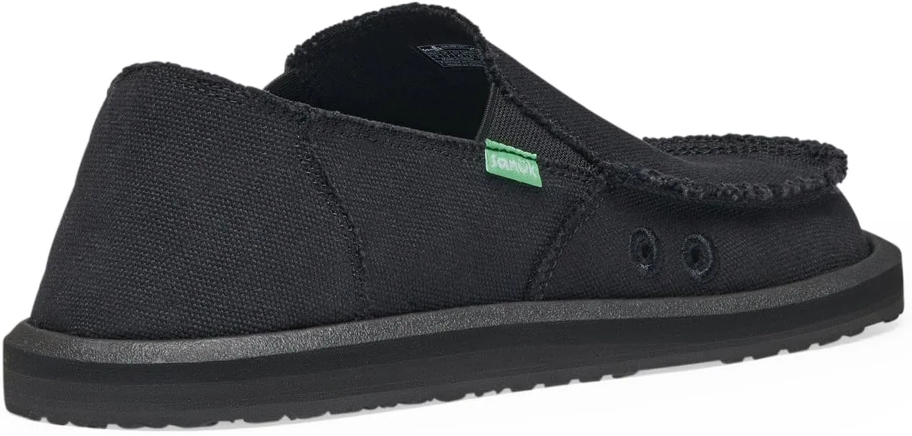 Sanuk Mens Sidewalk Surfer | Mens Shoes | Slip On Shoes for Men | Men's Slip-on Loafers | Memory Foam Footbed