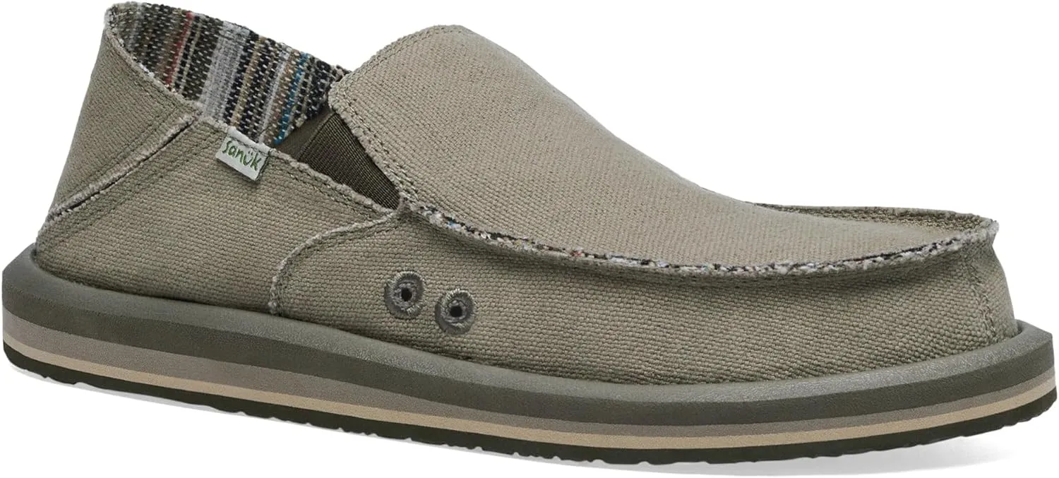 Sanuk Men's Vagabond Soft Top Hemp Loafer