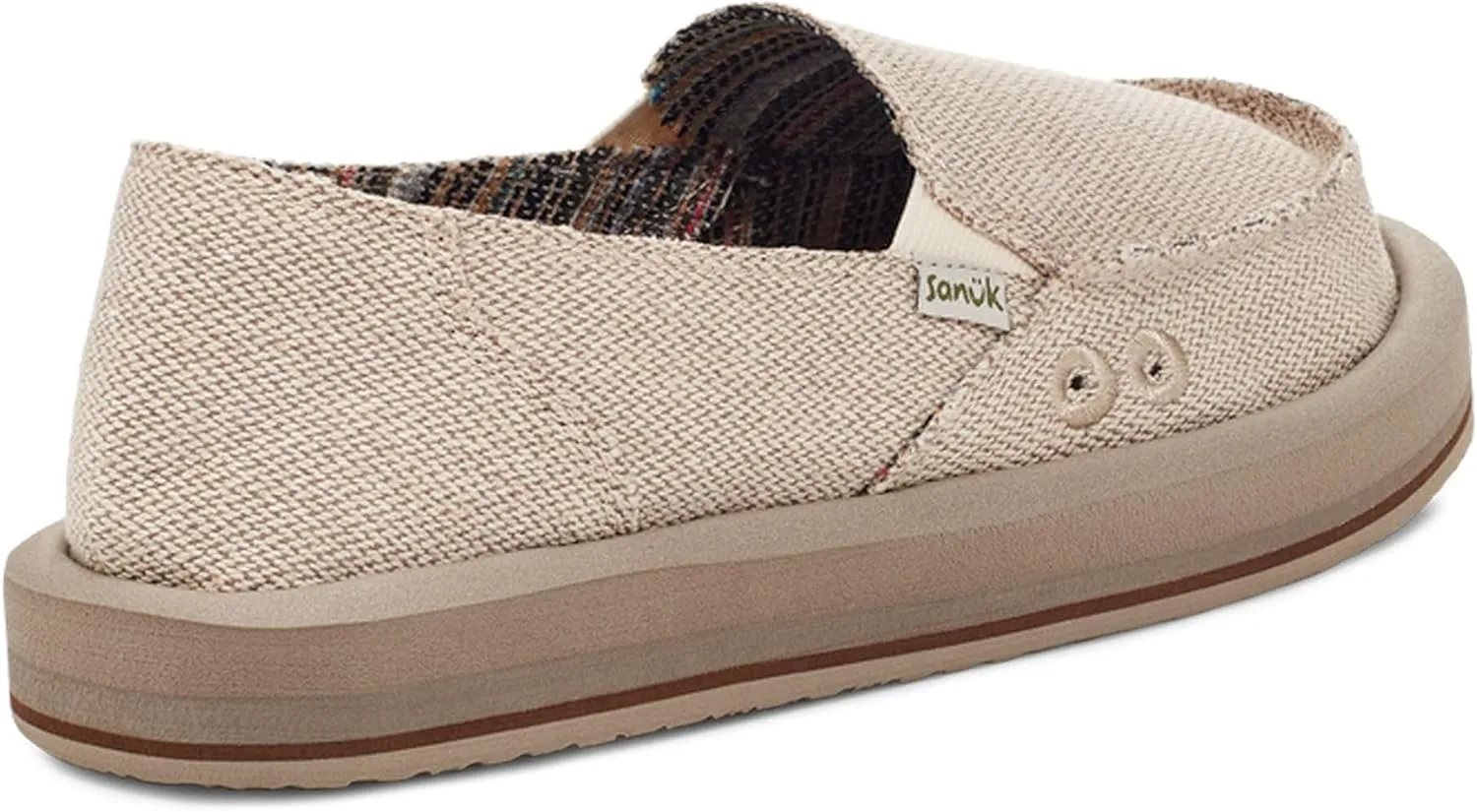 Sanuk Womens Donna Soft Top Hemp Loafers | Womens Shoes | Slip On Shoes for Women | Women's Slip-on Loafers | Memory Foam Footbed