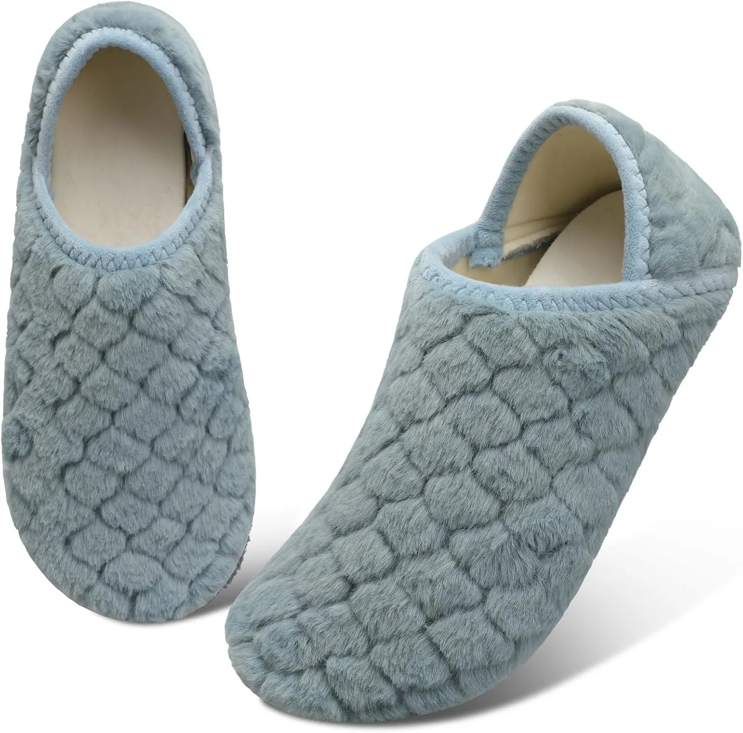 Scurtain Unisex Adults Rubber Sole Slippers