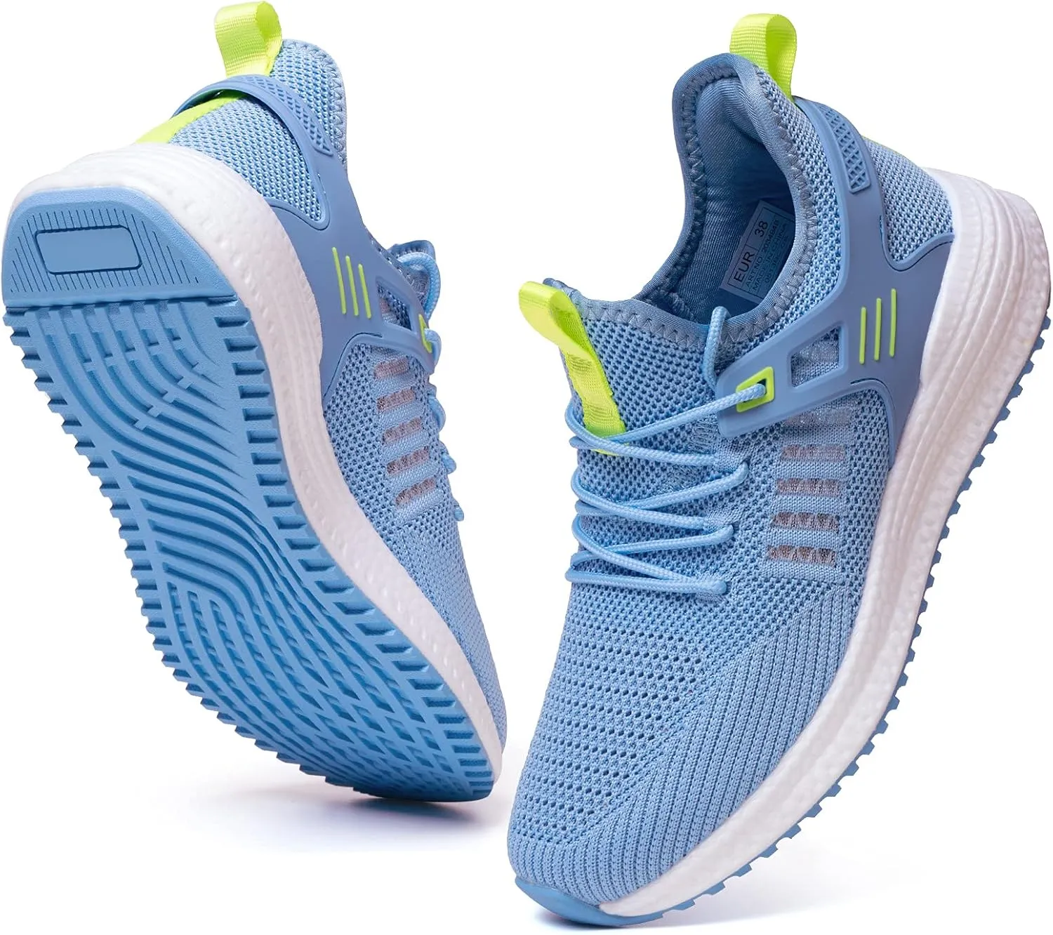 SDolphin Running Shoes Women Sneakers - Comfortable Memory Foam Lightweight Walking Tennis Workout Athletic Shoes