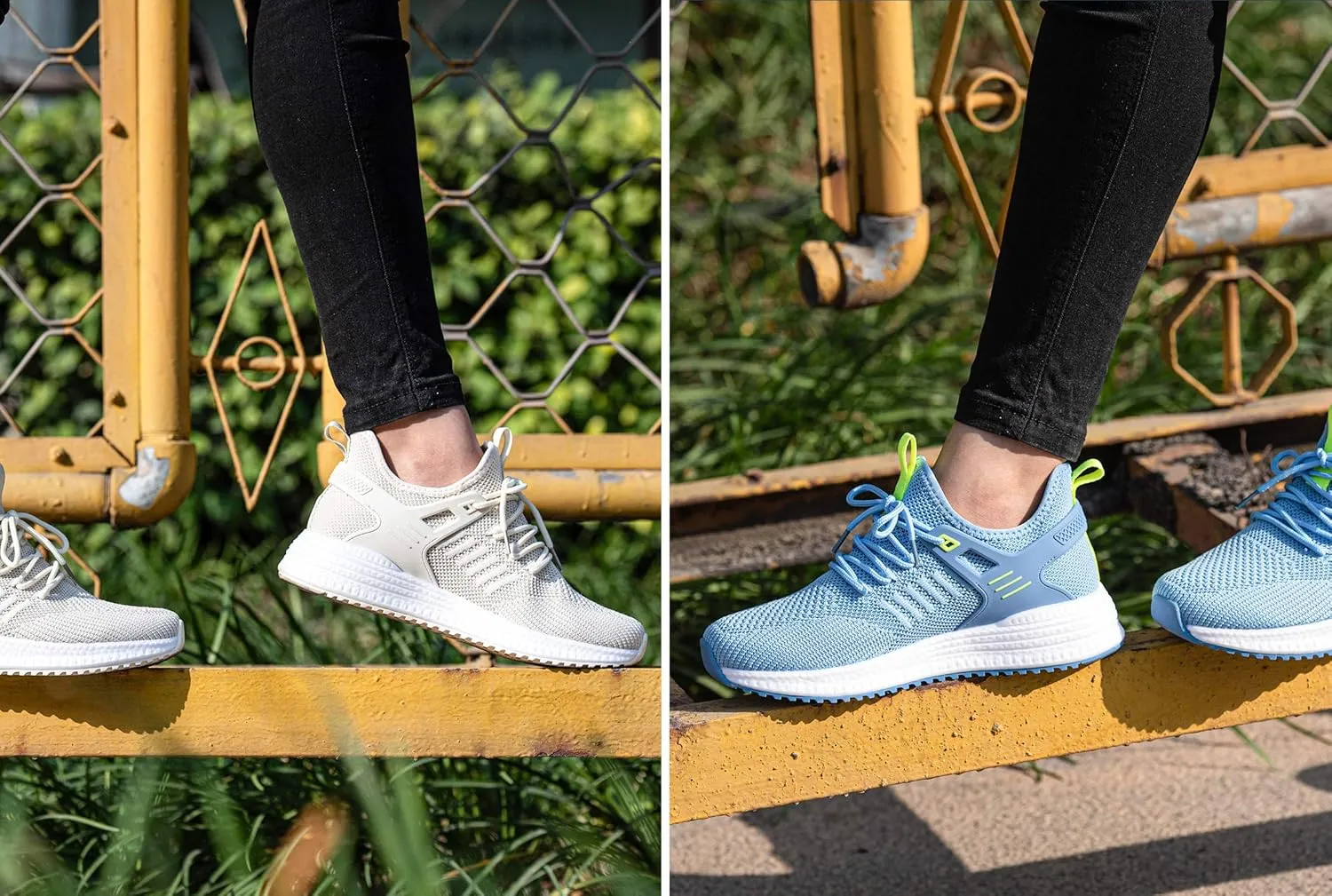 SDolphin Running Shoes Women Sneakers - Comfortable Memory Foam Lightweight Walking Tennis Workout Athletic Shoes