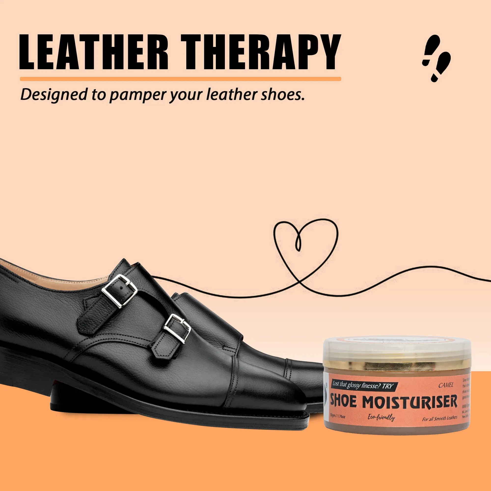 Shoe Mistri Shoe Moisturiser (Camel) - Suitable for Soft Leathers