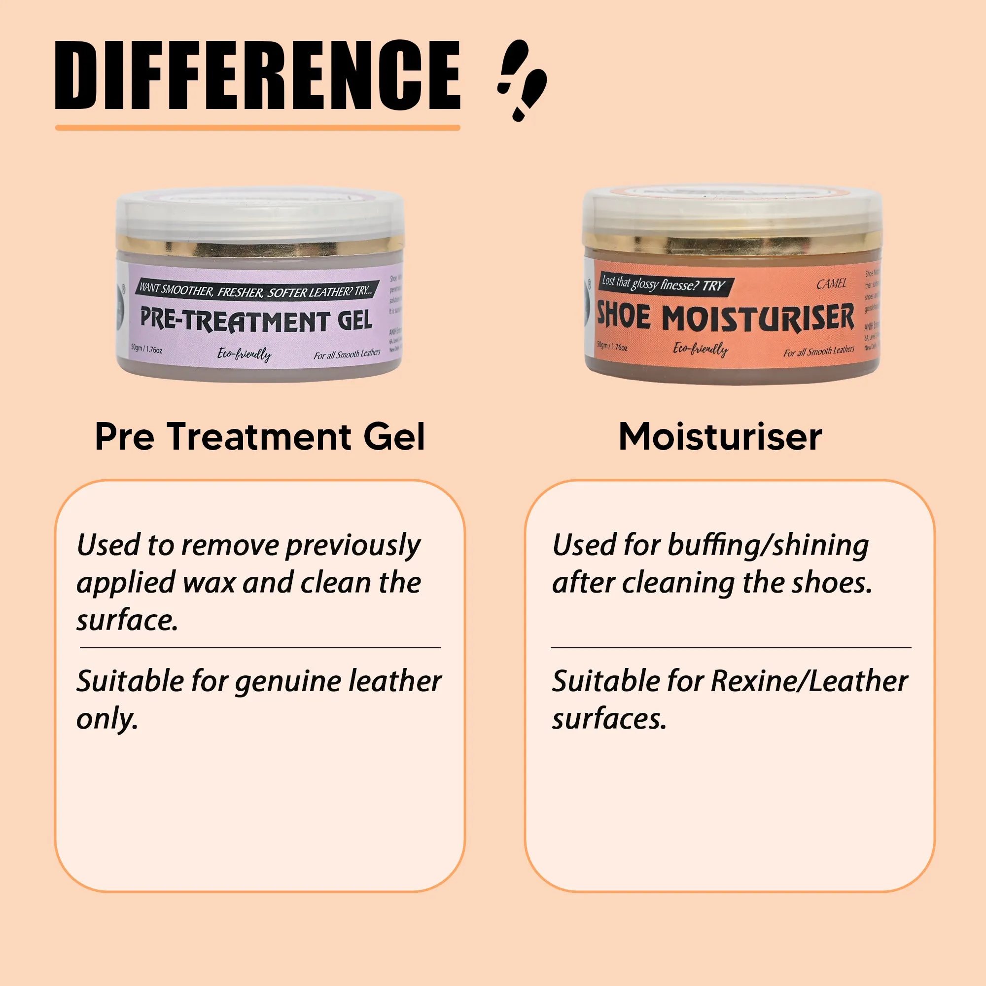 Shoe Mistri Shoe Moisturiser (Camel) - Suitable for Soft Leathers