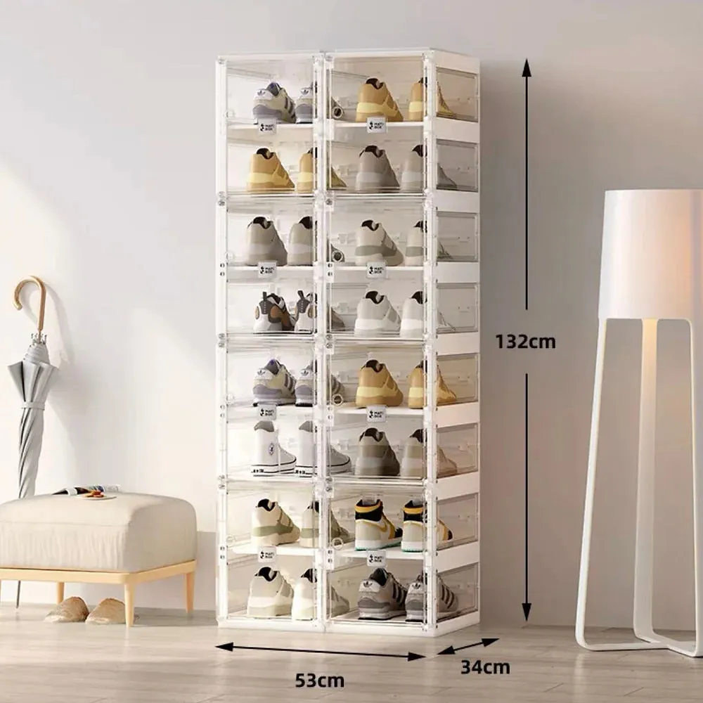Shoe Storage 8 layers 16 girds (16 Pairs)