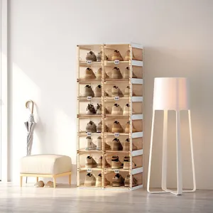 Shoe Storage 8 layers 16 girds (16 Pairs)