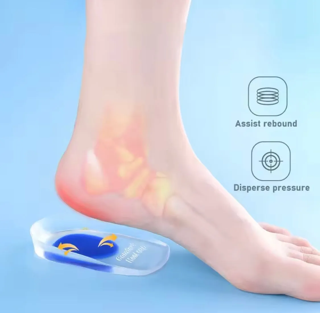 Silicone Gel Soft Insole Cushion