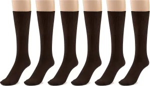 Silky Toes Cotton Diabetic Socks for Men Non Binding Seamless Dress Socks, 3 or 6 Pk Multi Colors Big Sizes