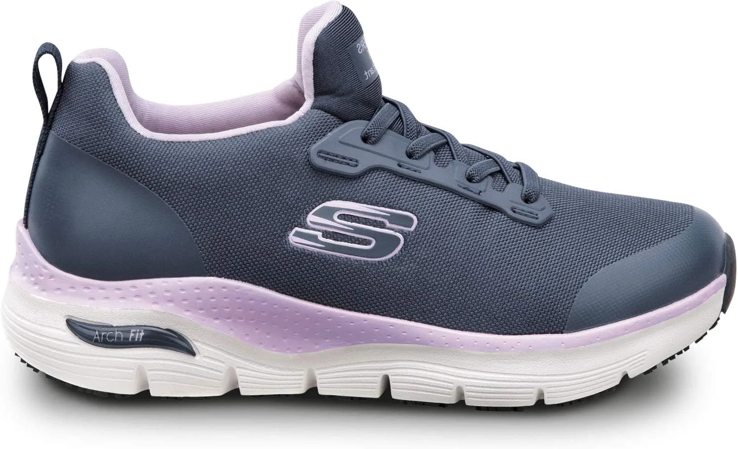 Skechers Arch Fit Work Serena, Women's, Soft Toe, Slip Resistant, Low Athletic Slip On Work Shoe