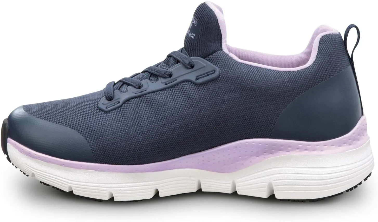 Skechers Arch Fit Work Serena, Women's, Soft Toe, Slip Resistant, Low Athletic Slip On Work Shoe