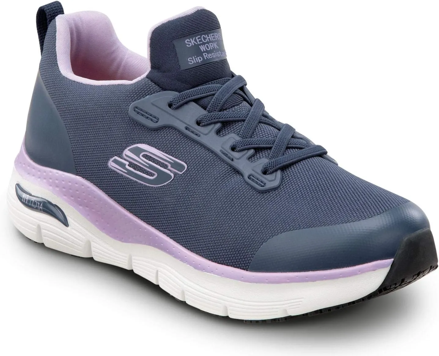 Skechers Arch Fit Work Serena, Women's, Soft Toe, Slip Resistant, Low Athletic Slip On Work Shoe