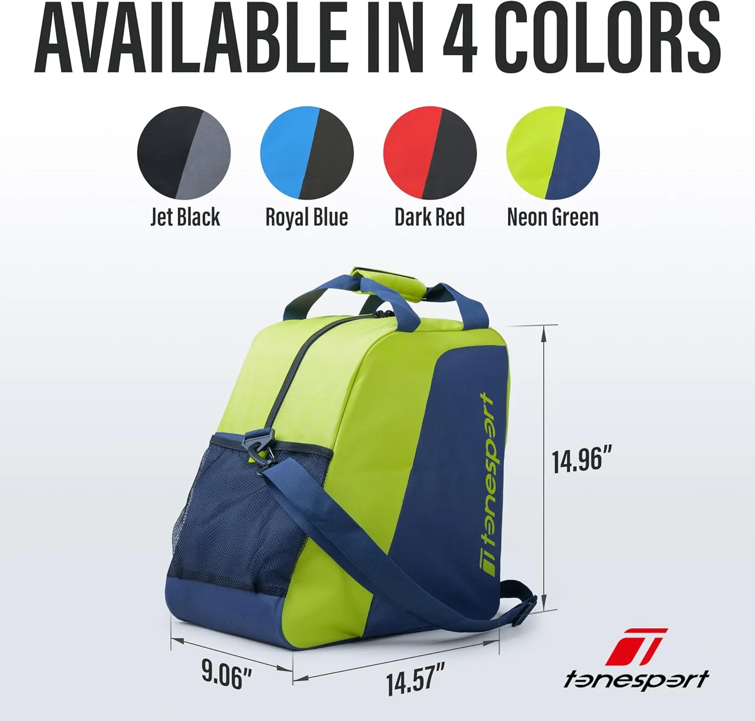 Ski Bag and Boot Bag Combo - Ski Bags for Air Travel - Unpadded Snow Ski Bags - For Skis Up to 180cm