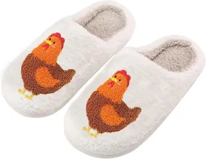 Slippers for Women Men Fuzzy Memory Foam Slipper Fluffy Winter Soft Warm Slip On House Shoes