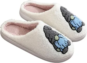 Slippers for Women Men Fuzzy Memory Foam Slipper Fluffy Winter Soft Warm Slip On House Shoes