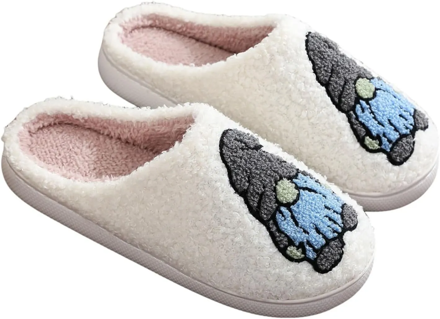 Slippers for Women Men Fuzzy Memory Foam Slipper Fluffy Winter Soft Warm Slip On House Shoes