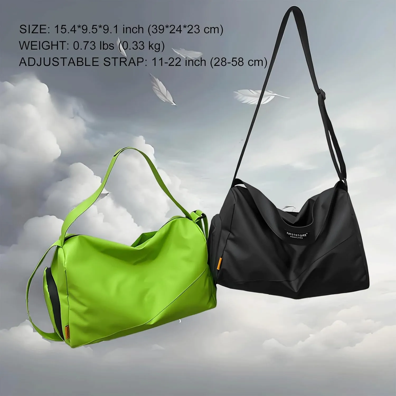 Small Gym Bag for Women Sports Duffel Bag with Shoes Compartment, Waterproof Travel Duffel Bag Carry on Bag Overnight Bag Weekender Bags for Workout Swimming Yoga Dance