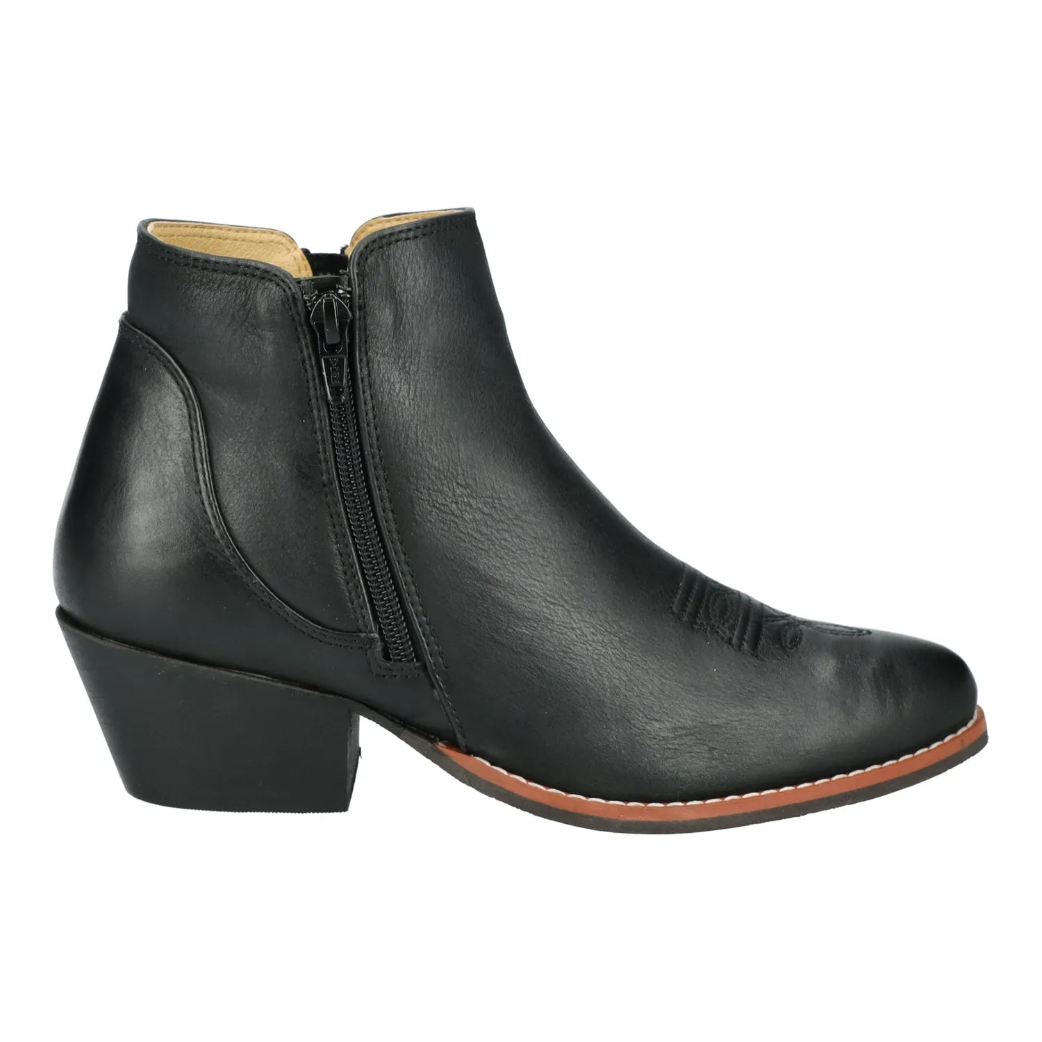 Smoky Mountain Boots Womens Emily Black Leather Ankle Boots