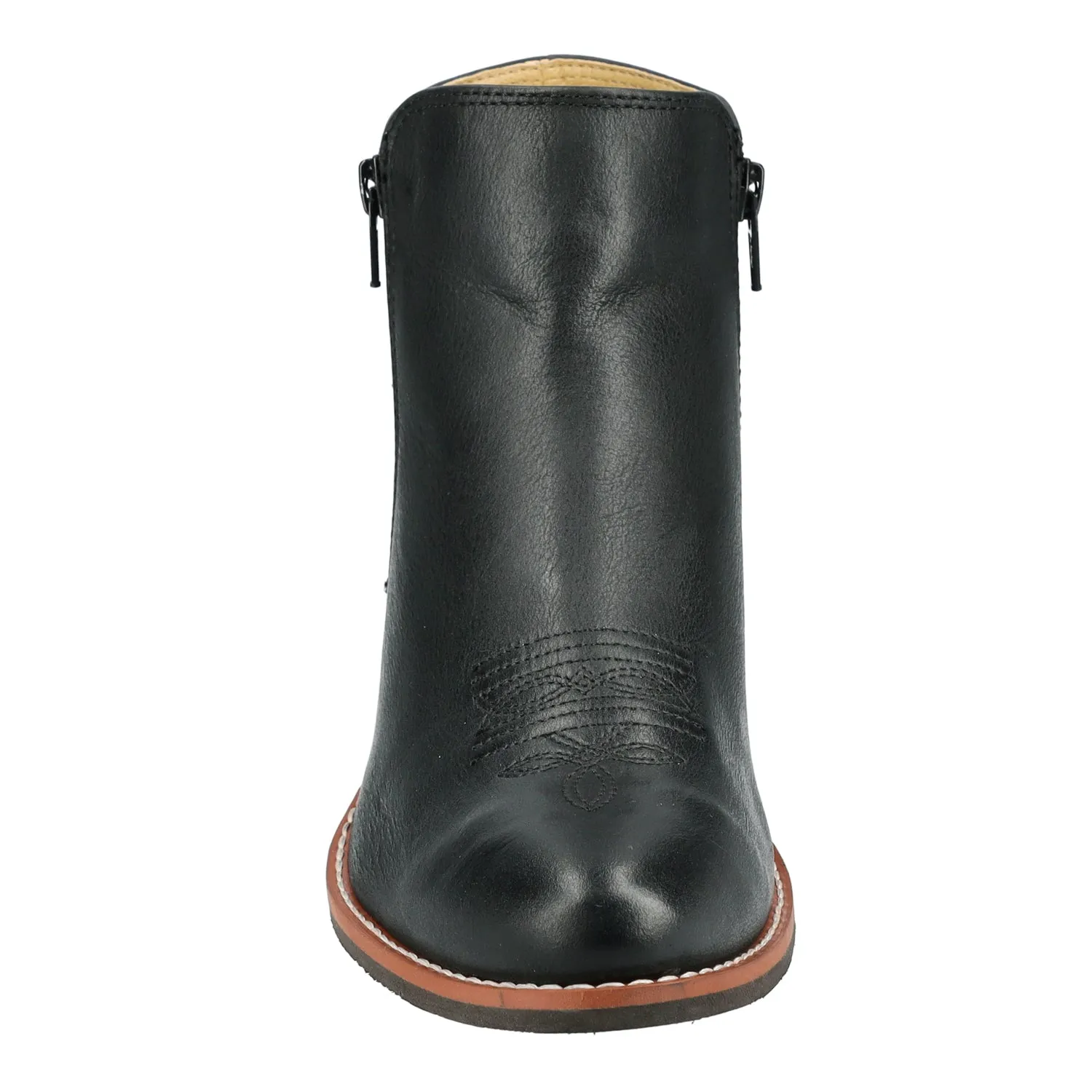 Smoky Mountain Boots Womens Emily Black Leather Ankle Boots