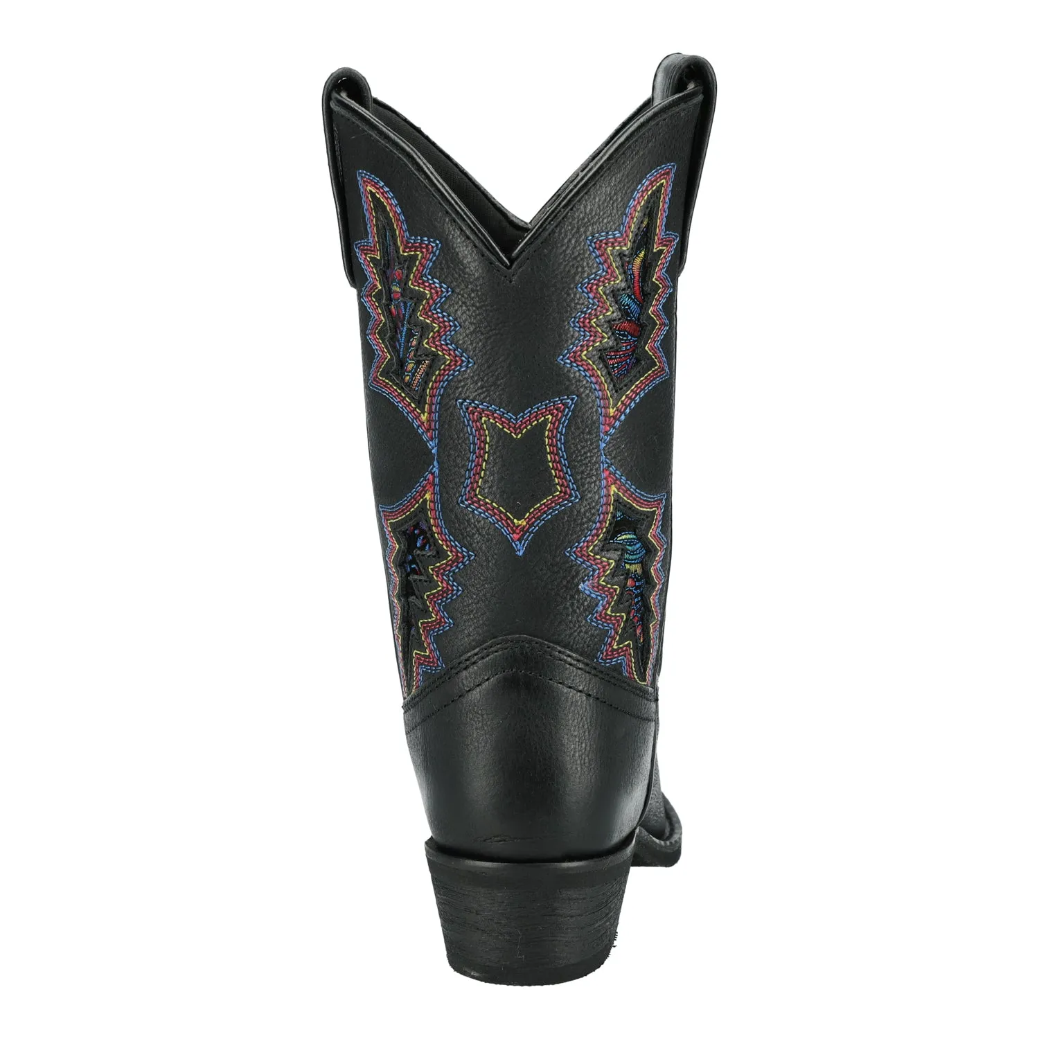 Smoky Mountain Boots Youth Girls Sierra Black Leather Cowboy Boots