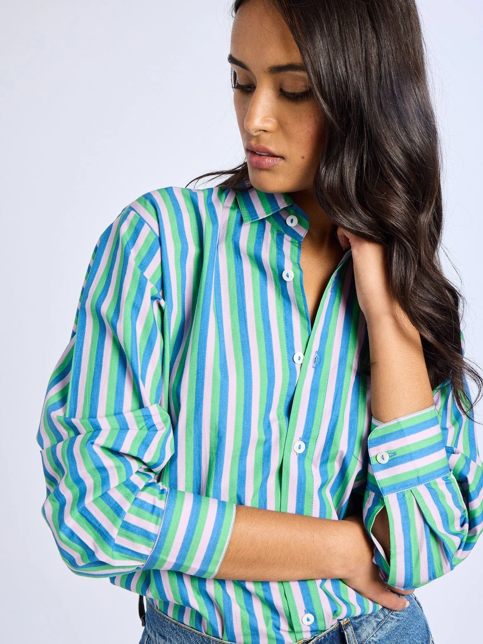 Sofia Top in Printemps Stripe