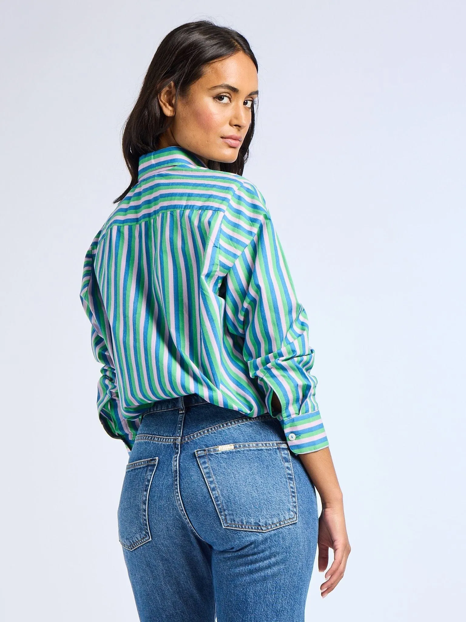 Sofia Top in Printemps Stripe