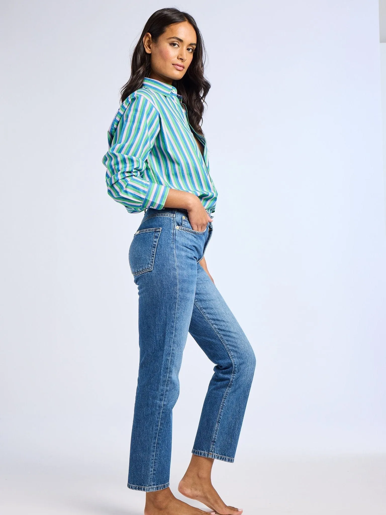 Sofia Top in Printemps Stripe