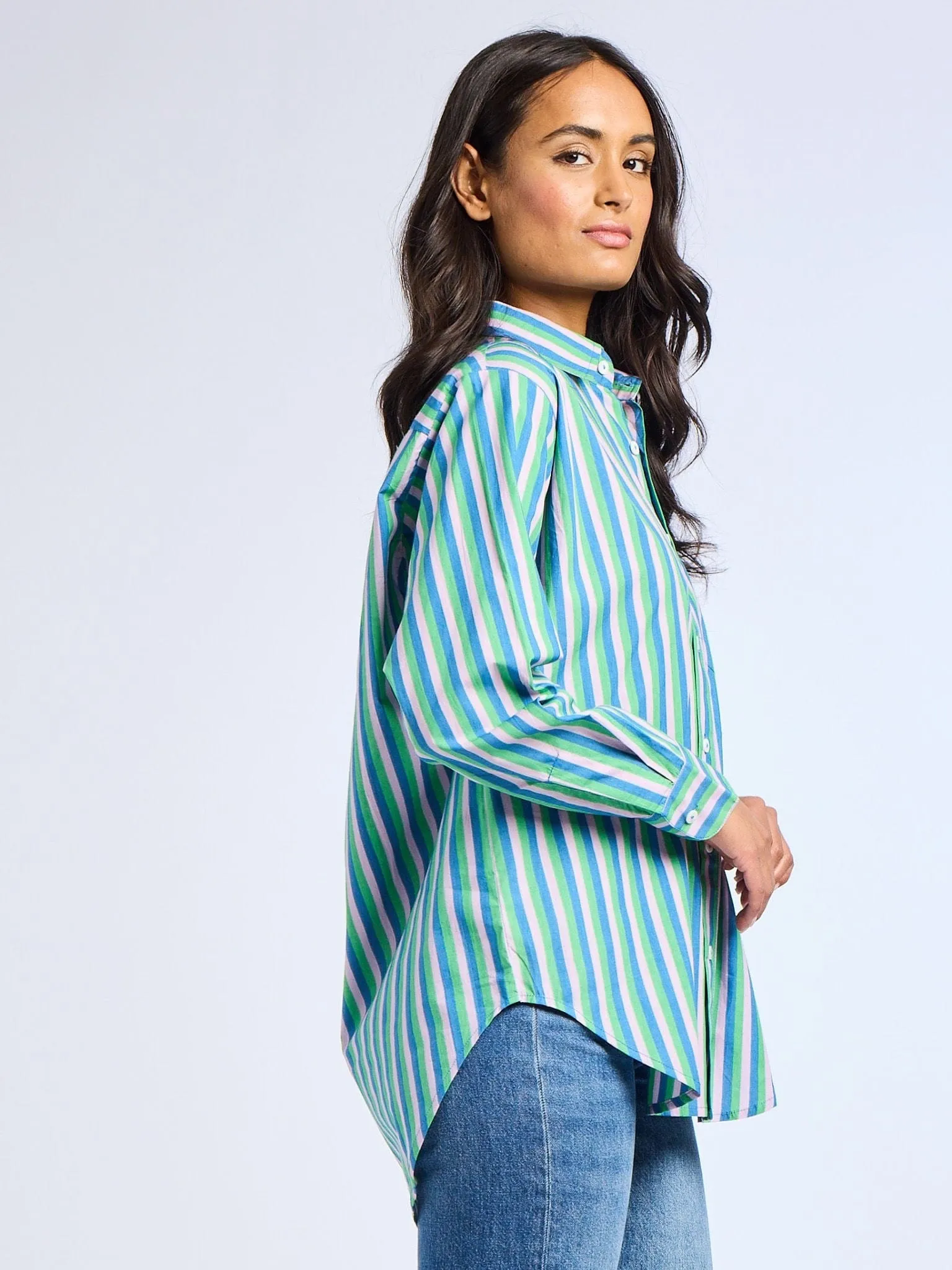 Sofia Top in Printemps Stripe