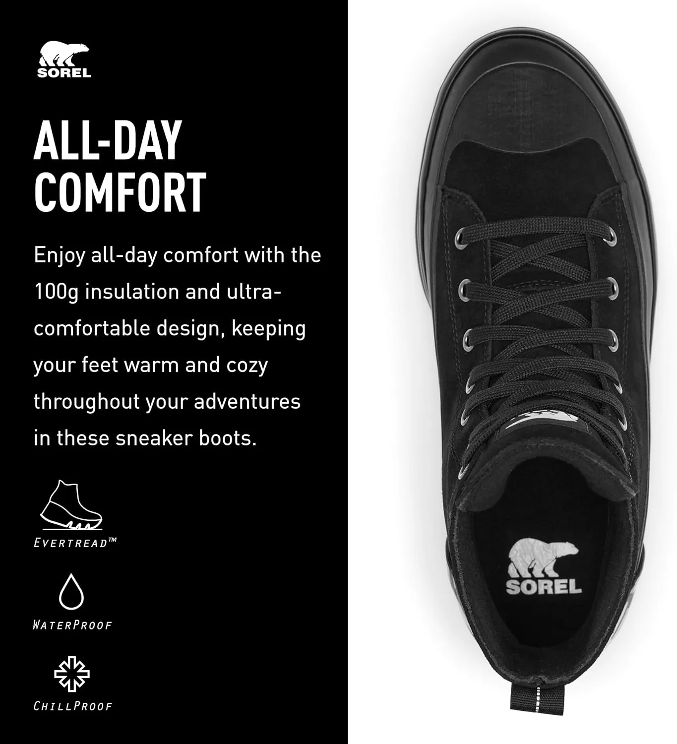 Sorel Men's Cheyanne Metro II Waterproof Sneaker Boots