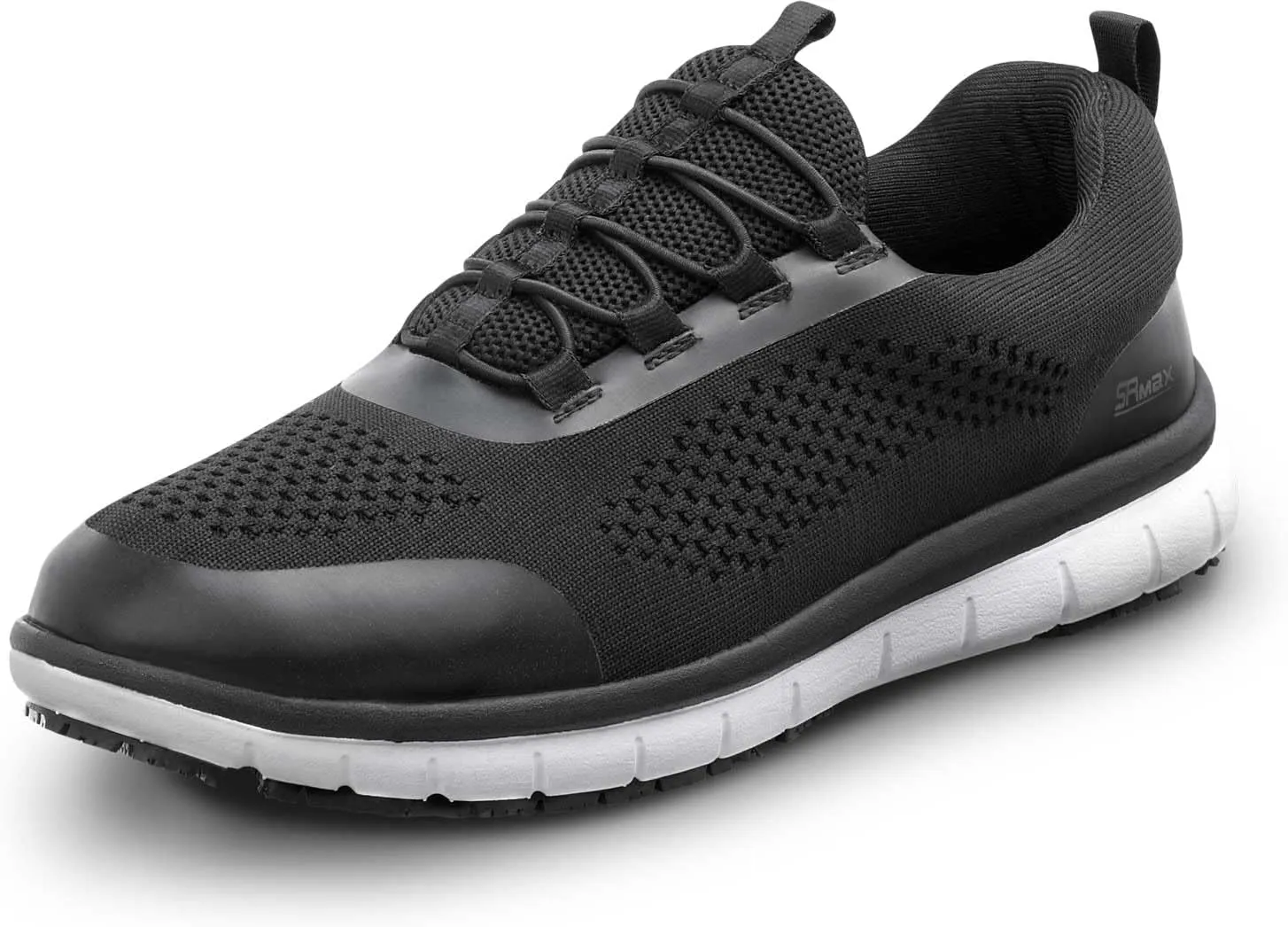 SR Max Anniston, Women's, Black, Slip On Athletic Style Slip Resistant, EH, Soft Toe Work Shoe