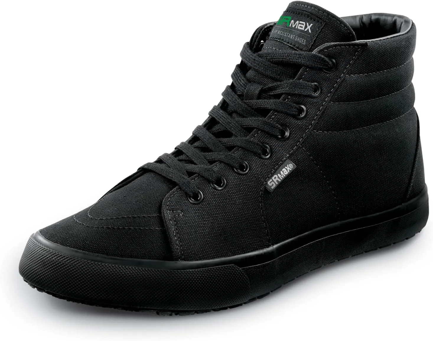 SR Max L.A., Women's, Black, High Top Athletic Style, MaxTrax Slip Resistant, Soft Toe Work Shoe