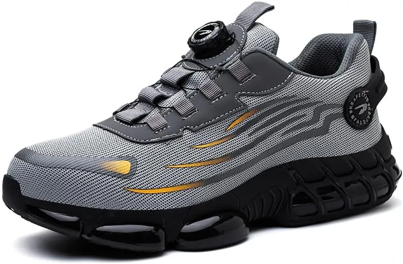 Steeel Toe Work Shoes for Men and Women Lightweight Comfortable Industrial & Construction Safety Shoes