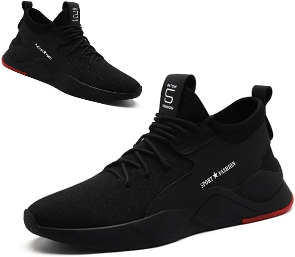 Steel Toe Safety Shoes for Men Women Work Sneakers Breathable Lightweight Industrial & Construction Shoe
