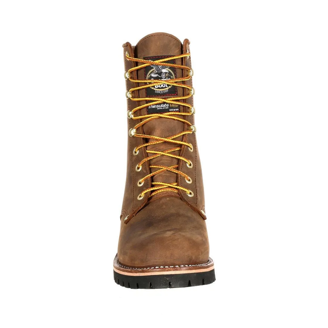 Steel Toe Waterproof 400G Insulated Logger Work Boot