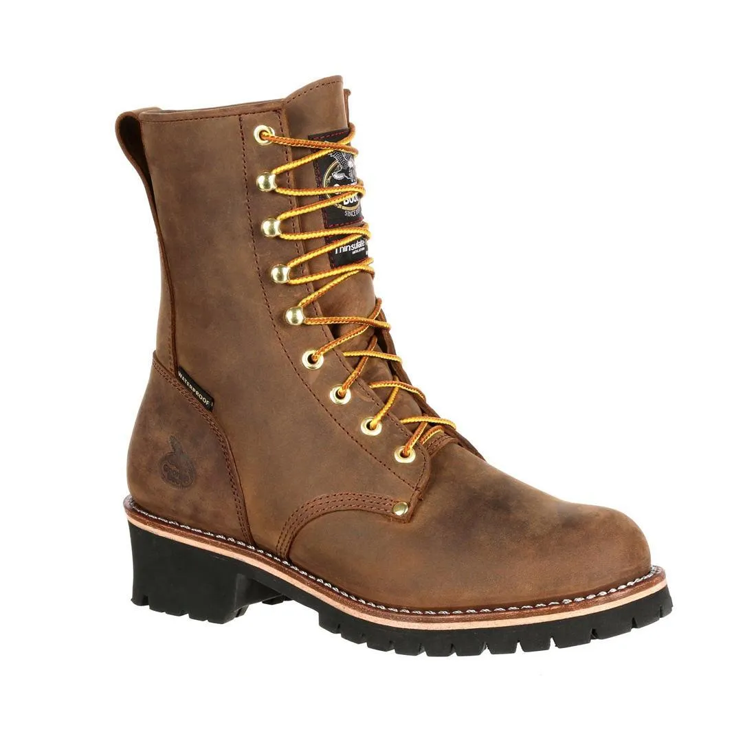 Steel Toe Waterproof 400G Insulated Logger Work Boot