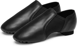 Stelle Jazz Shoes for Girls and Boys Slip-On Leather Dance Shoes (Toddler/Little Kid/Big Kid)