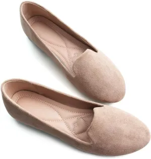 Stunner Women's Flats Classic Candy Colored Cute Slip On Ballet Shoes Soft Solid Dress Flat Shoes